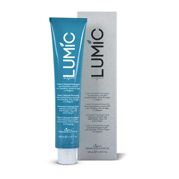 TINTE LUMIC IRRIDIANCE 6.226 RUBIO OSCURO BORGOÑA PROFUNDO SIN AMONIACO 100ML